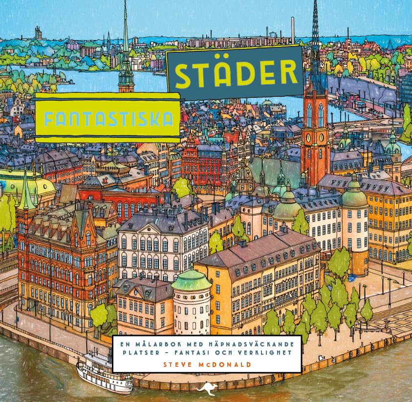 Fantastiska städer: En målarbok med häpnadsväckande platser Hobbies & Crafts