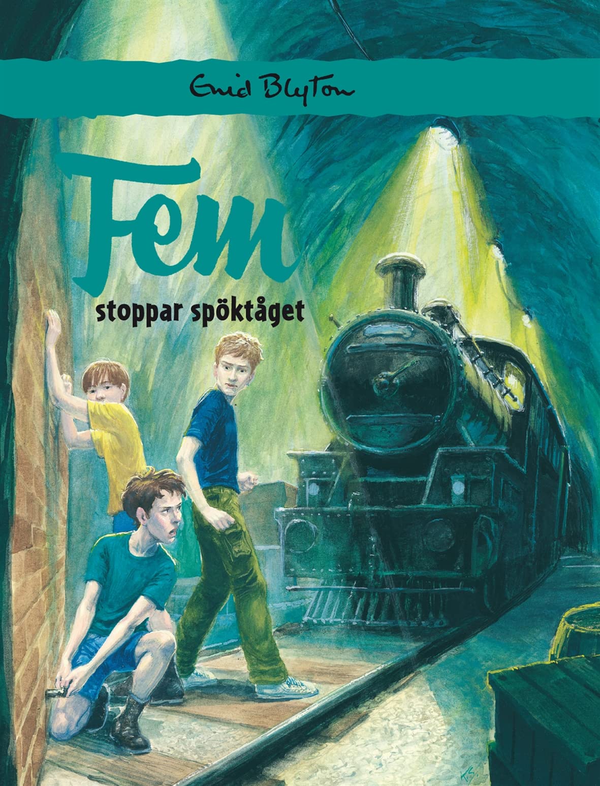 Fem stoppar spöktåget (Fem-böckerna) Novels & Short Stories