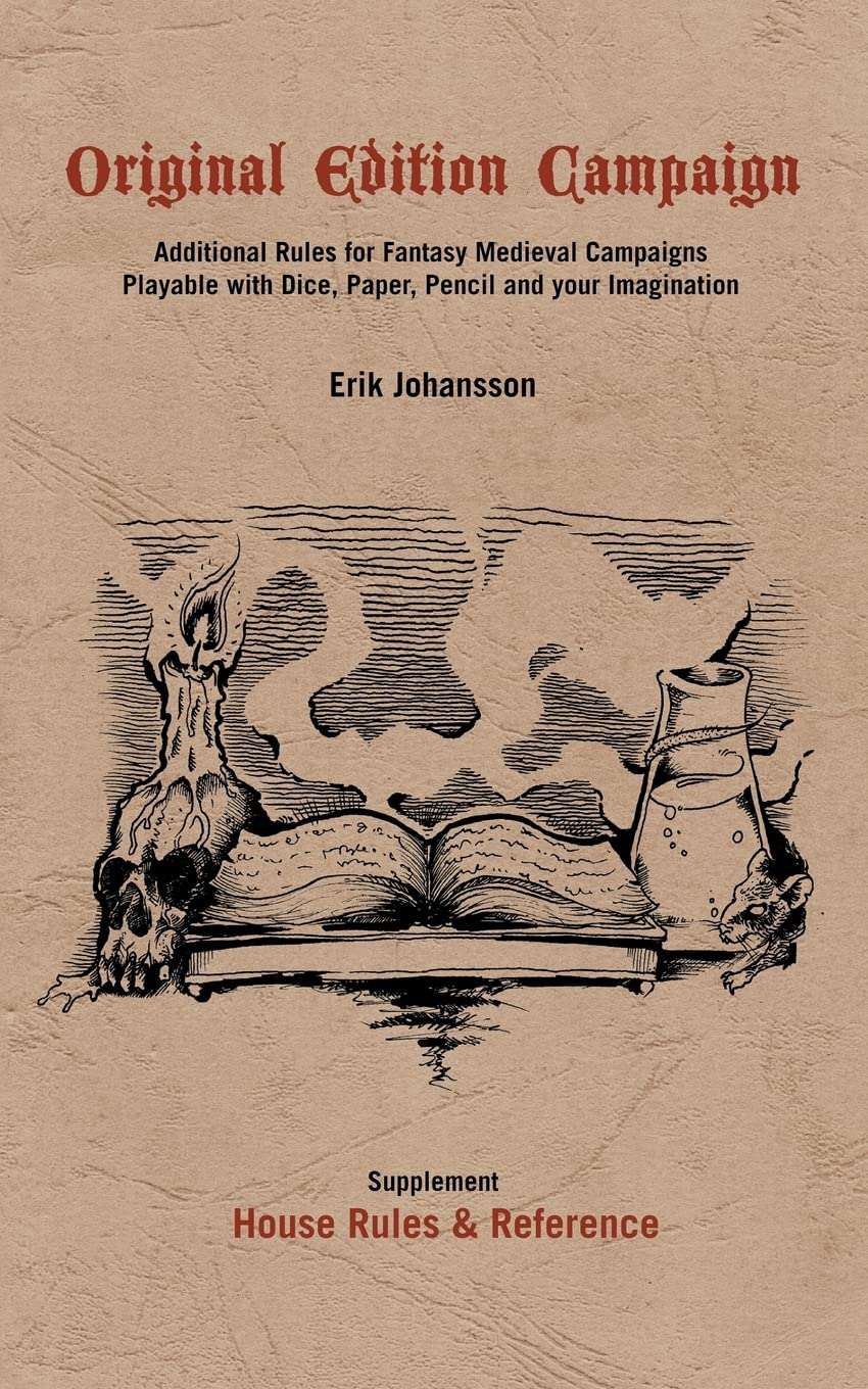 Original Edition Campaign: Additional Rules for Fantasy Medieval Campaigns Hobbies & Crafts