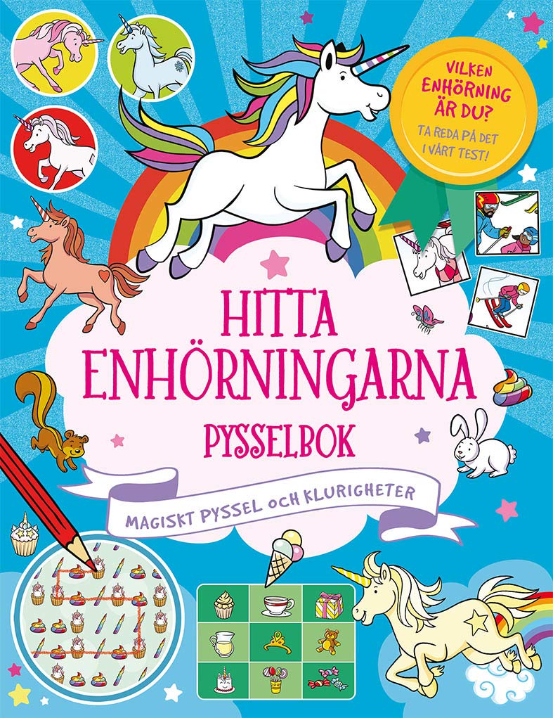 Hitta enhörningarna pysselbok : Magiskt pyssel och klurigheter Books