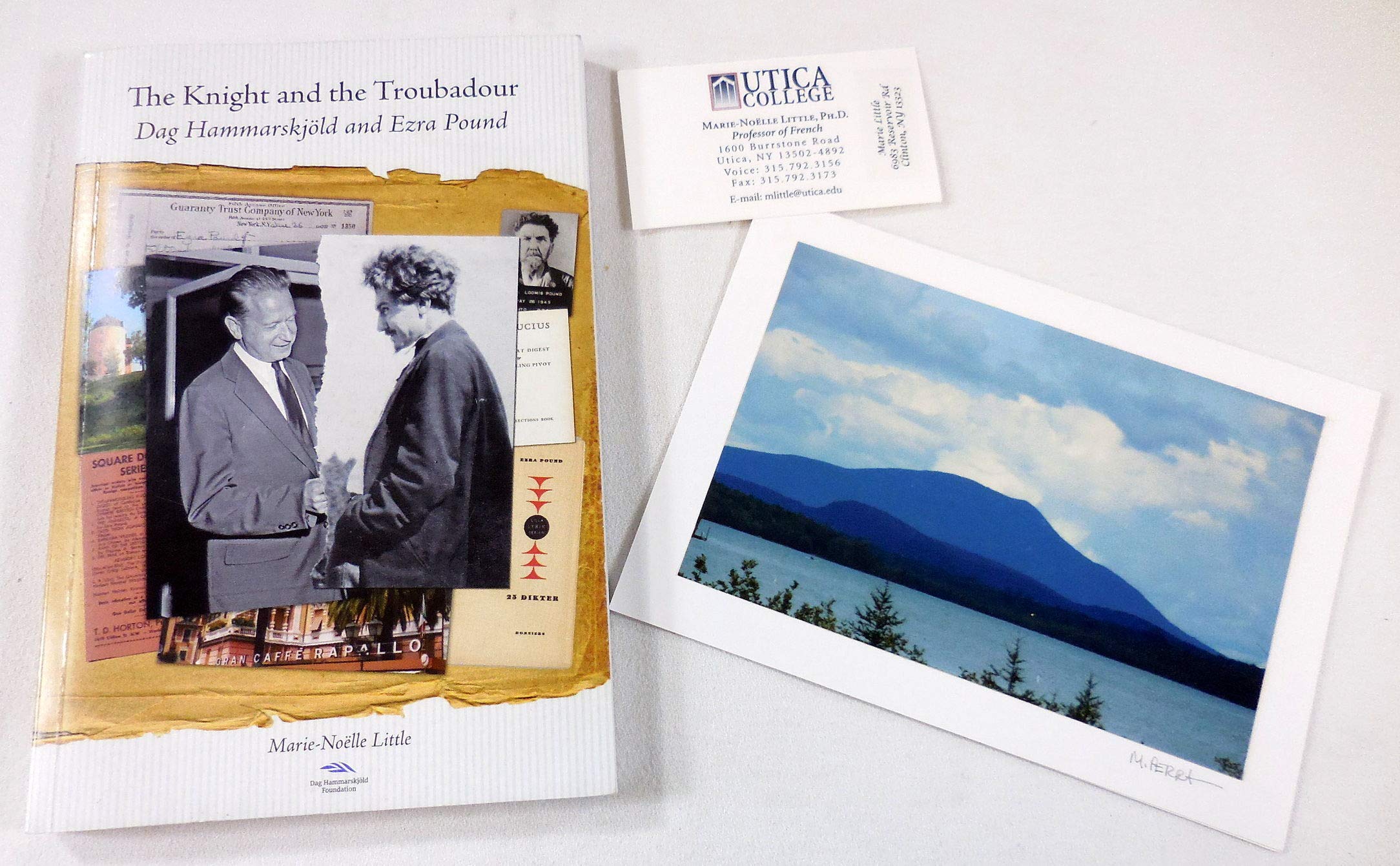 THE KNIGHT AND THE TROUBADOUR - Dag Hammarskjold and Ezra Pound Books