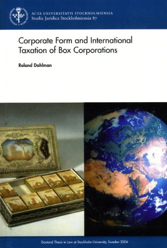 Corporate Form & International Taxation of Box Corporations book