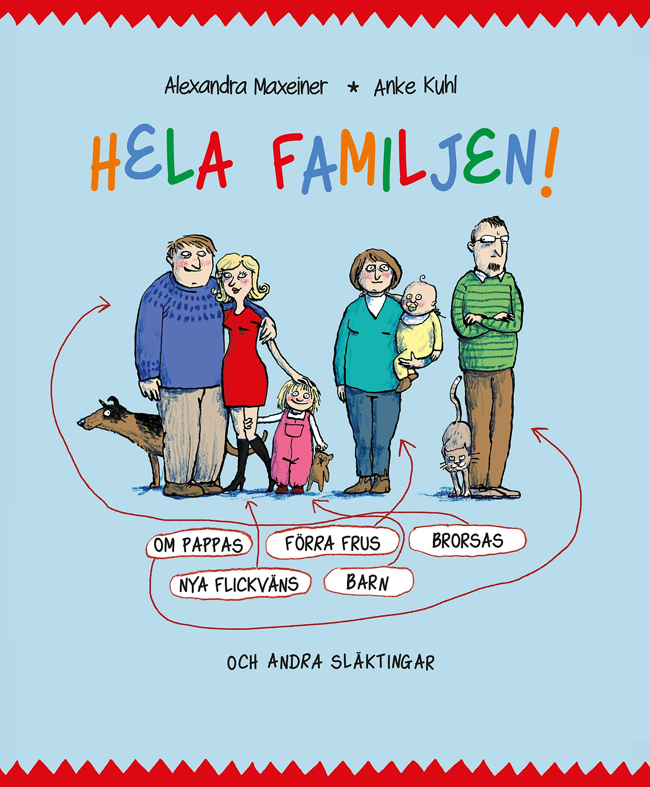 Hela familjen : om pappas förra frus brorsas nya flickväns barn och andra släktingar Young adult books