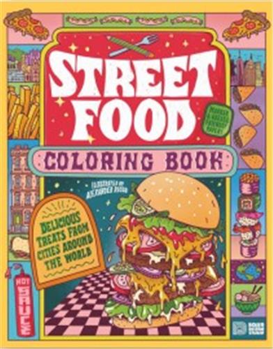 Street Food Coloring Book book