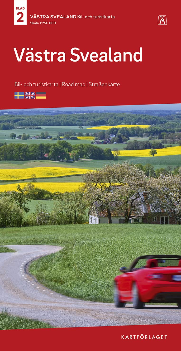 Västra Svealand Bil & Turistkarta Nr 2 Leisure, Home & Garden