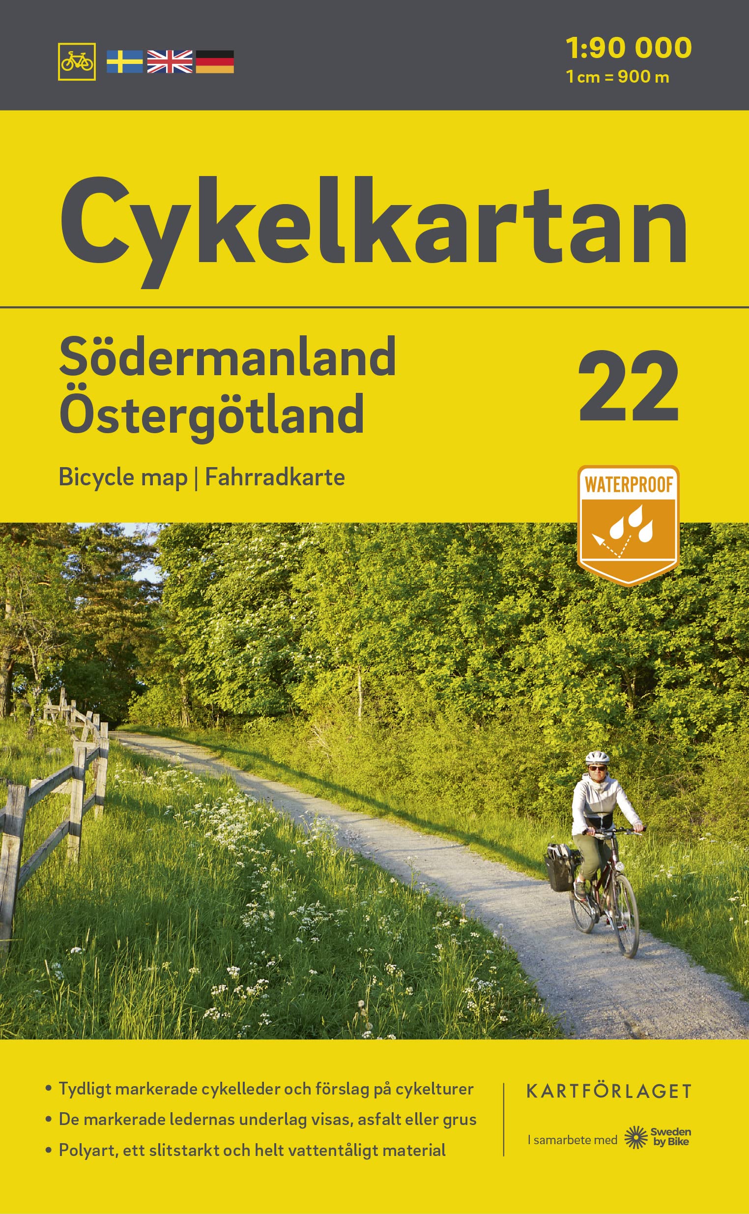 Cykelkartan Blad 22 Södermanland/Östergötland 1:90000 Leisure, Home & Garden