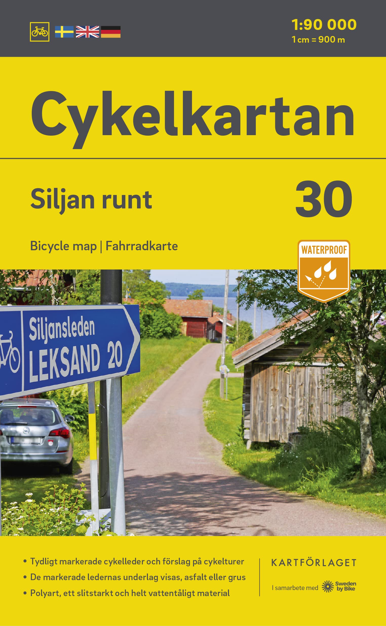 Cykelkartan Blad 30 Siljan runt: Radwanderkarte 30 Siljan runt Leisure, Home & Garden