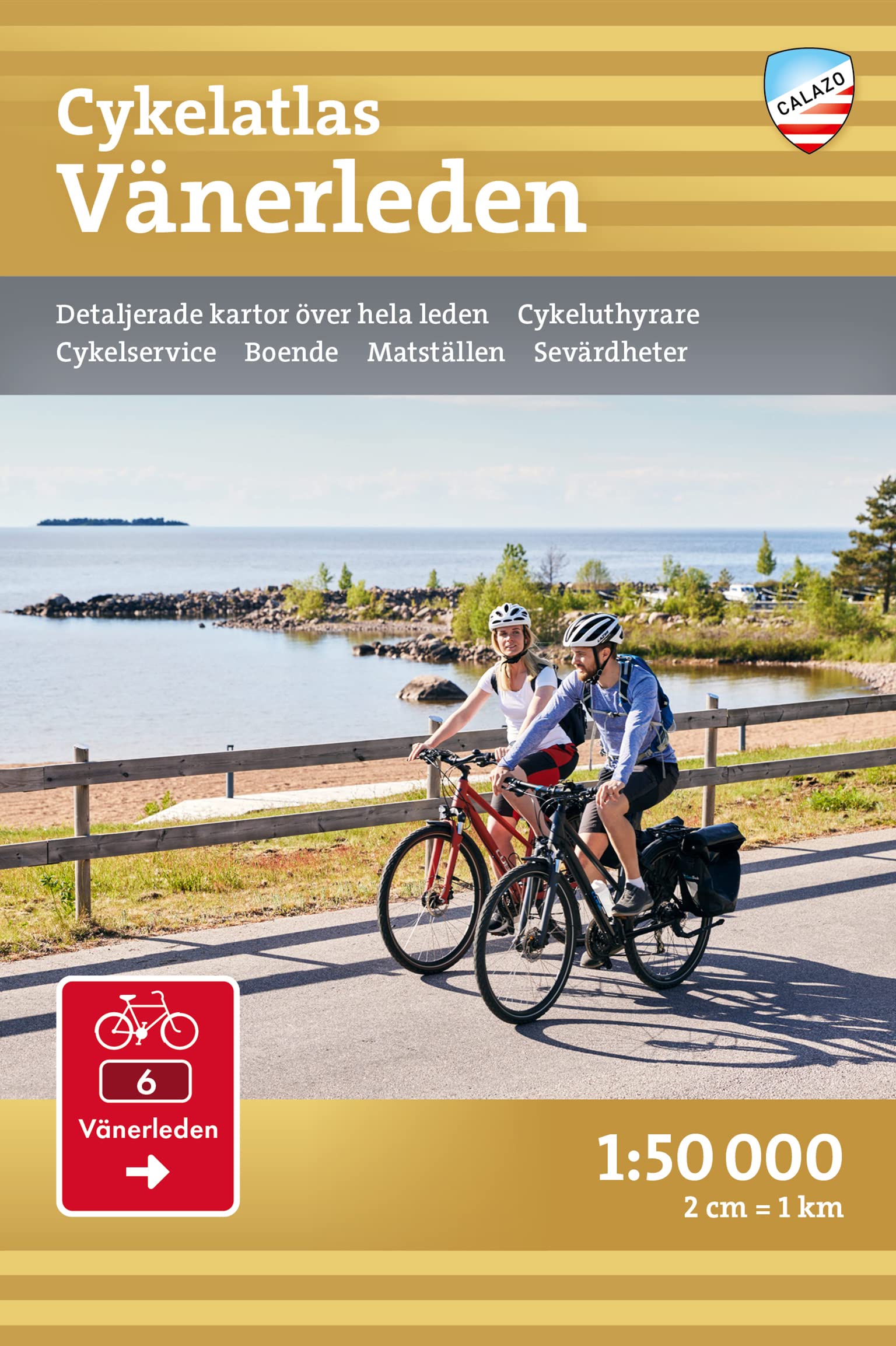 Vänerleden - Cykelatlas (6) (Outdoor atlas/Cycle atlas, Band 6) Leisure, Home & Garden