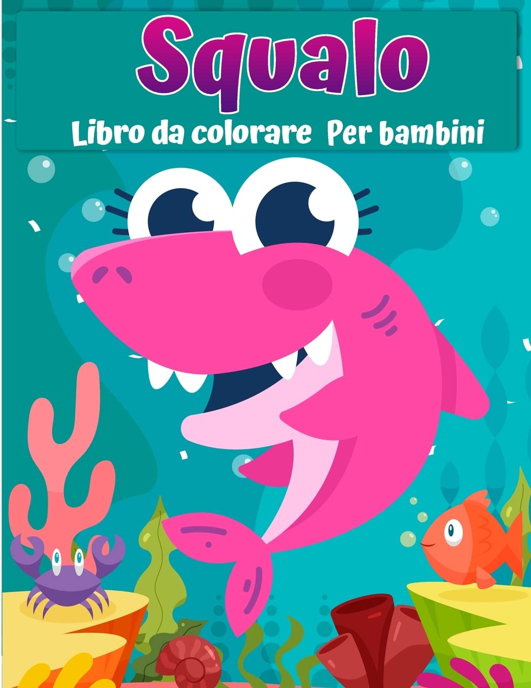 Libro da colorare di squalo per bambini: Grande squalo bianco, squalo martello e altri squali libro per bambini Tiptoi & Games