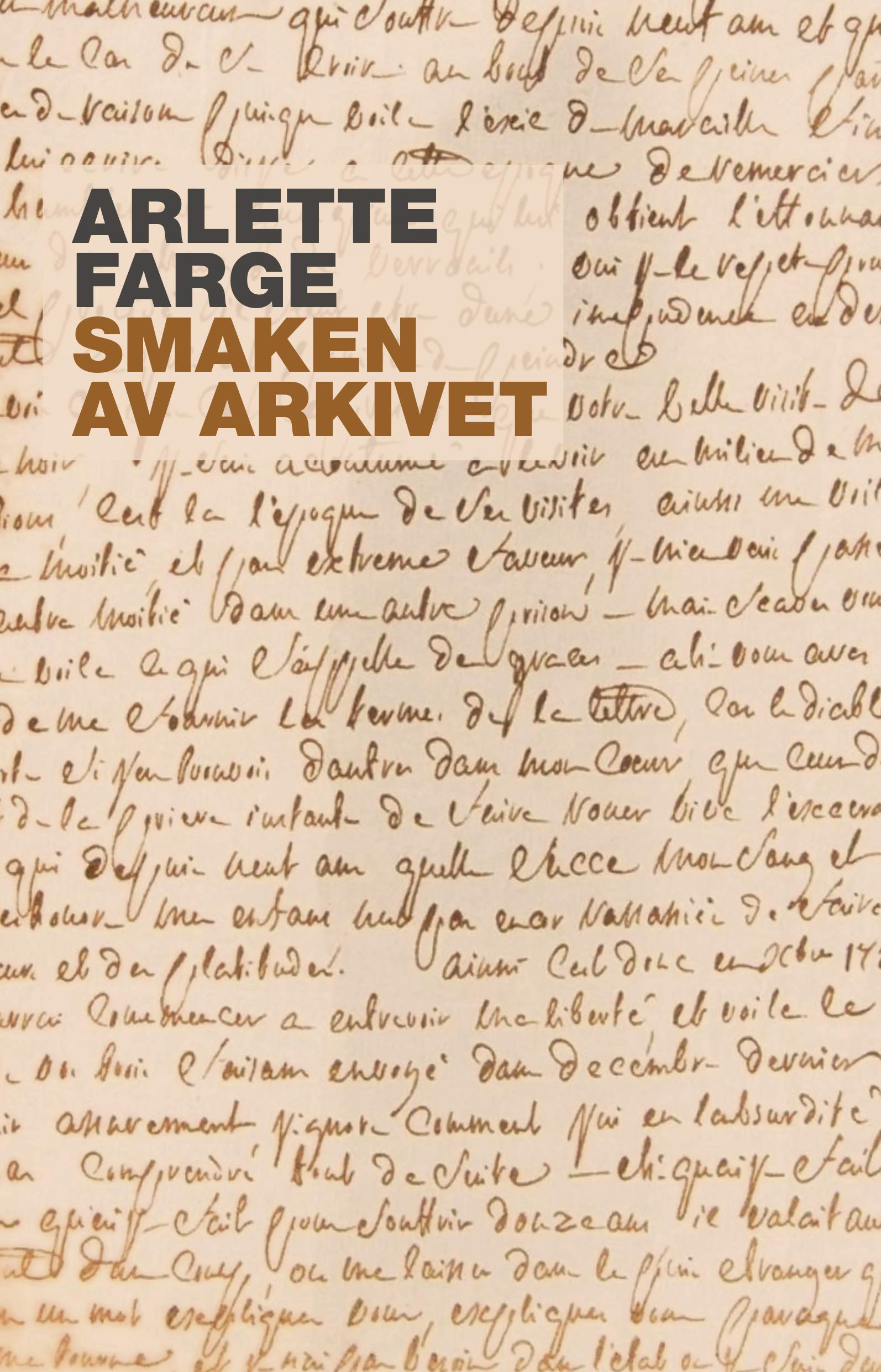 Smaken av arkivet Books