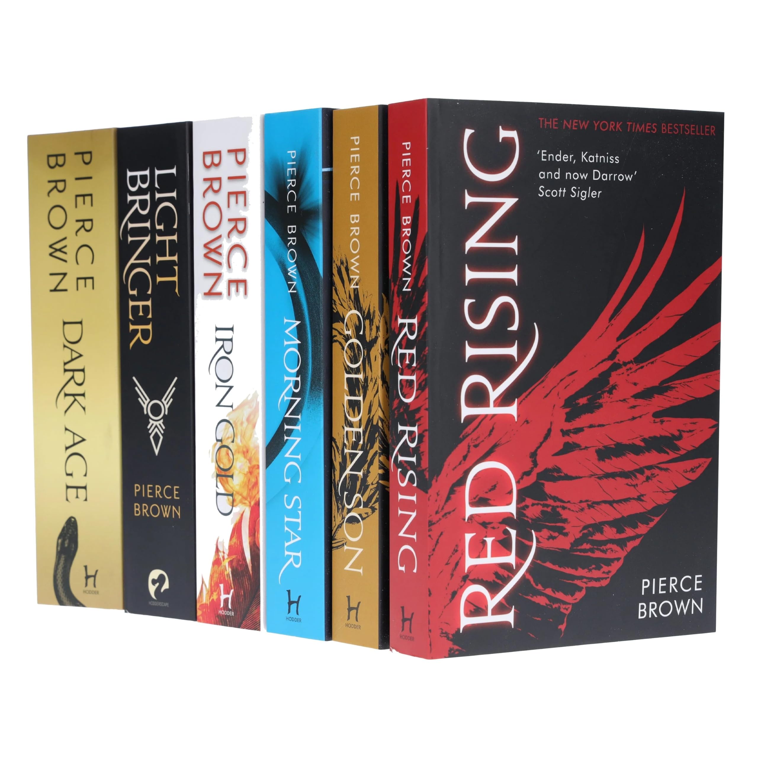 The Red Rising Series 6 Books Collection Set (Red Rising, Golden Son, Morning Star, Iron Gold, Dark Age & Light Bringer) Books