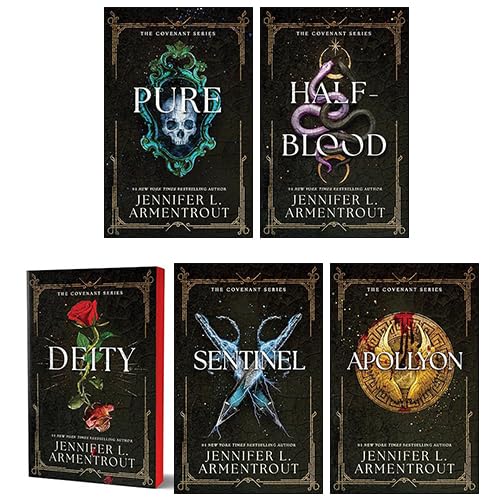 Covenant Series 5 Books Collection Set By Jennifer L. Armentrout (Half-Blood, Pure, Deity, Apollyon, Sentinel) Fantasy & Sci-Fi