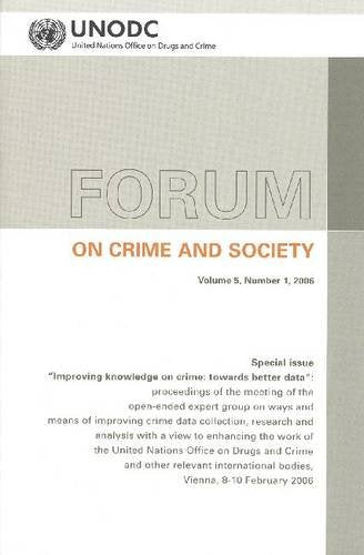 Forum on Crime and Society 2006 book