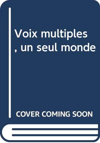 Product Image: Voix multiples, un seul monde : rapport