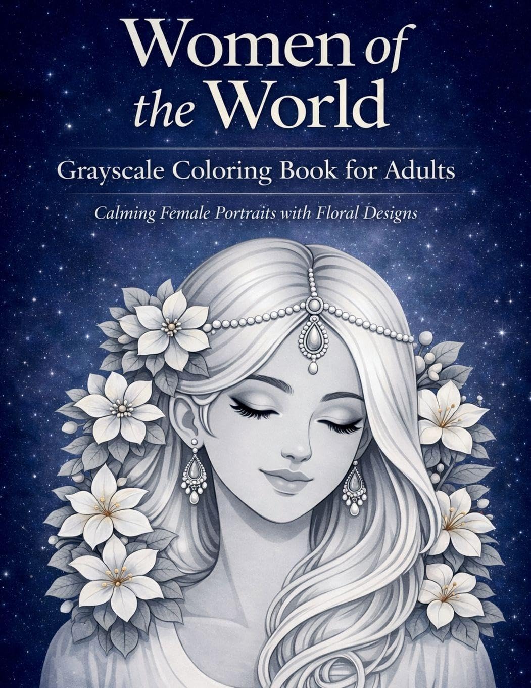 Women of the World - Grayscale Coloring Book for Adults Hobbies & Crafts