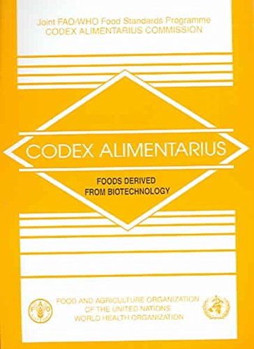 Foods Derived from Biotechnology: Codex Alimentarius Commission. Joint Fao/Who Food Standards Programme Medicine
