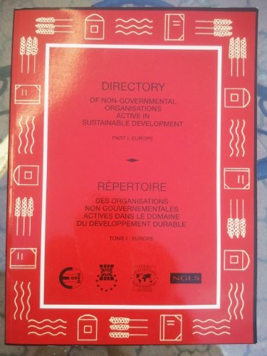 Europe (Pt. 1) (Directory of Non-governmental Organizations Active in Sustainable Development) Books