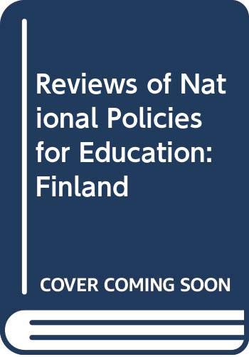 Finland (Reviews of National Policies for Education) Books
