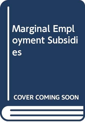 Product Image: Marginal Employment Subsidies