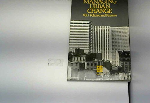 Managing Urban Change: Policies and Finance Social Sciences
