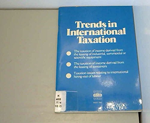 Trends in International Taxation Books