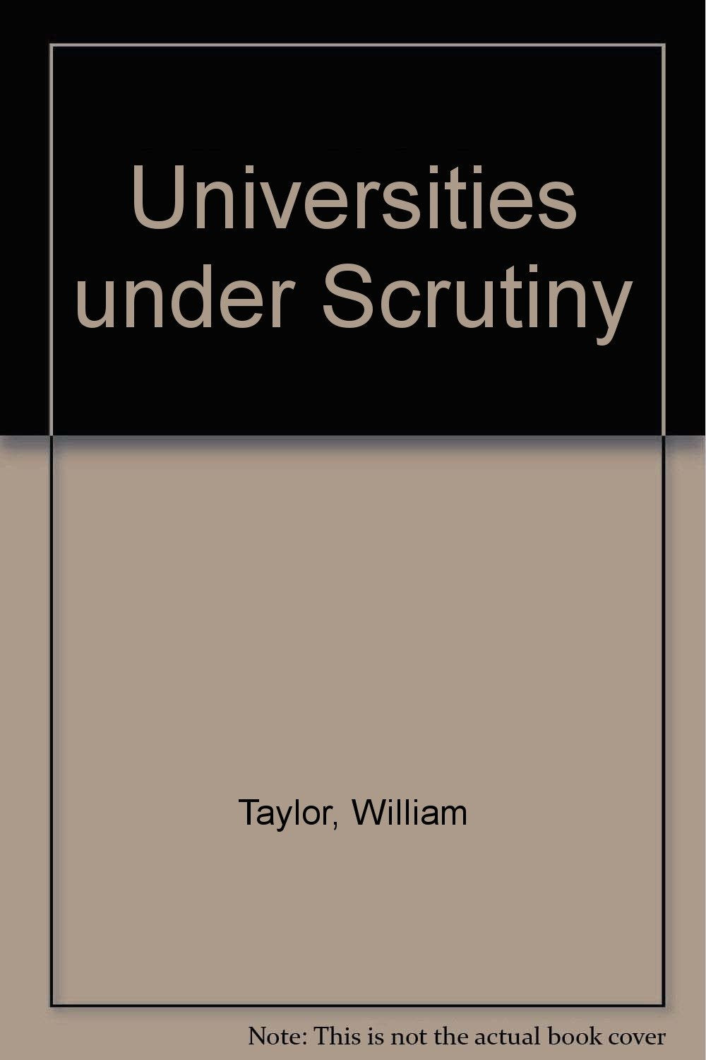 Universities Under Scrutiny Study Guides