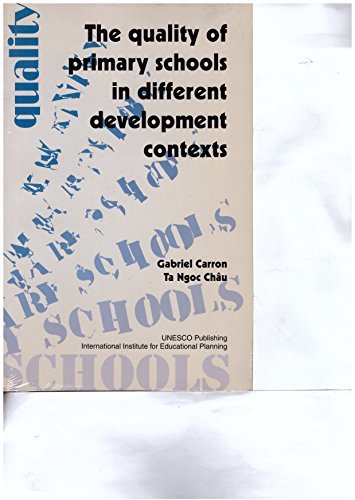 Product Image: The Quality of Primary Schools in Different Development Contexts