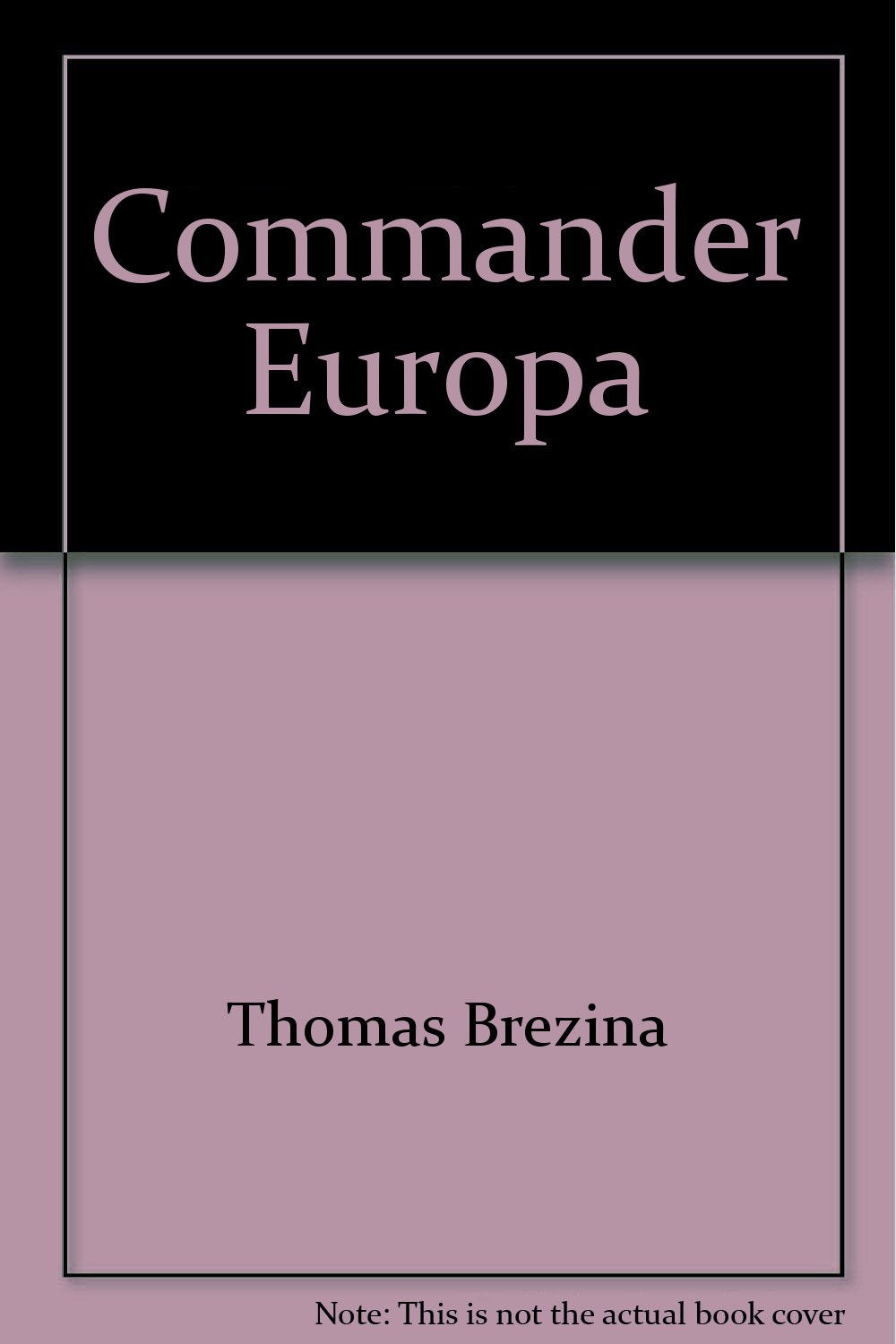 Commander Europa Books