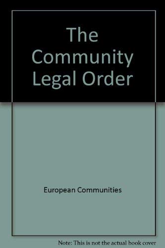 The Community Legal Order Books