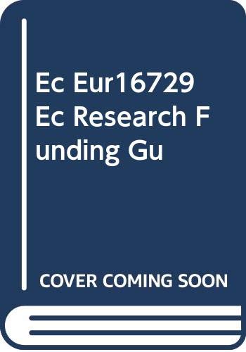 Ec Eur16729 Ec Research Funding Gu book