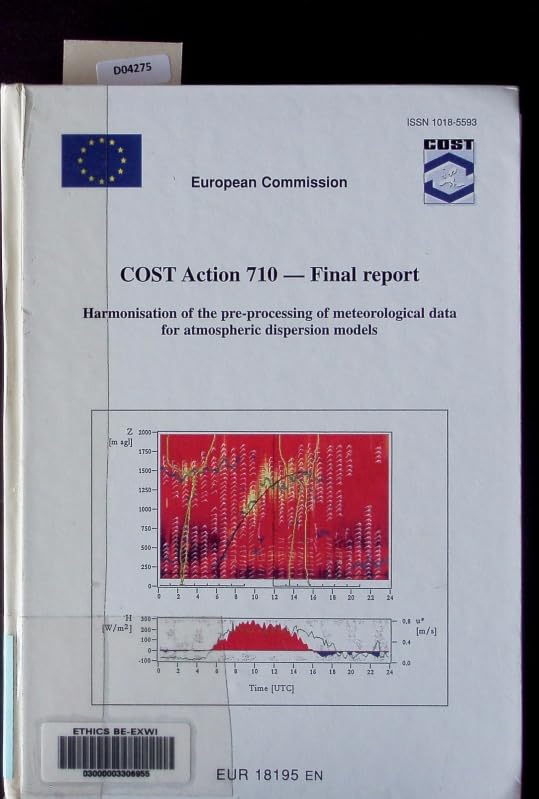 Cost Action 710, Final Rpt Harmonisation of Pre-Processing of Meteorological Data Eur 18195 Business, Finance & Career