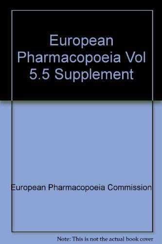 European Pharmacopoeia Vol 5.5 Supplement Medicine