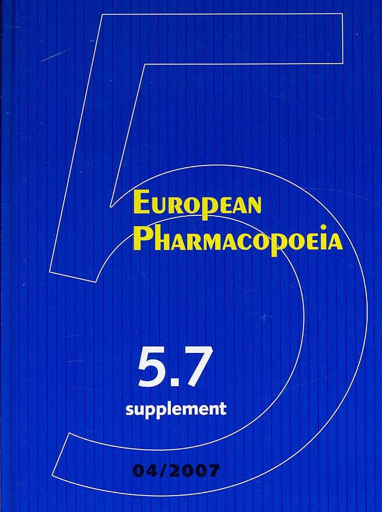 European Pharmacopeia 5.7 Supplement (European Treaty, Band 50) Medicine