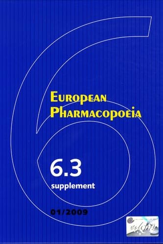 European Pharmacopoeia, Supplement 6.3 Medicine