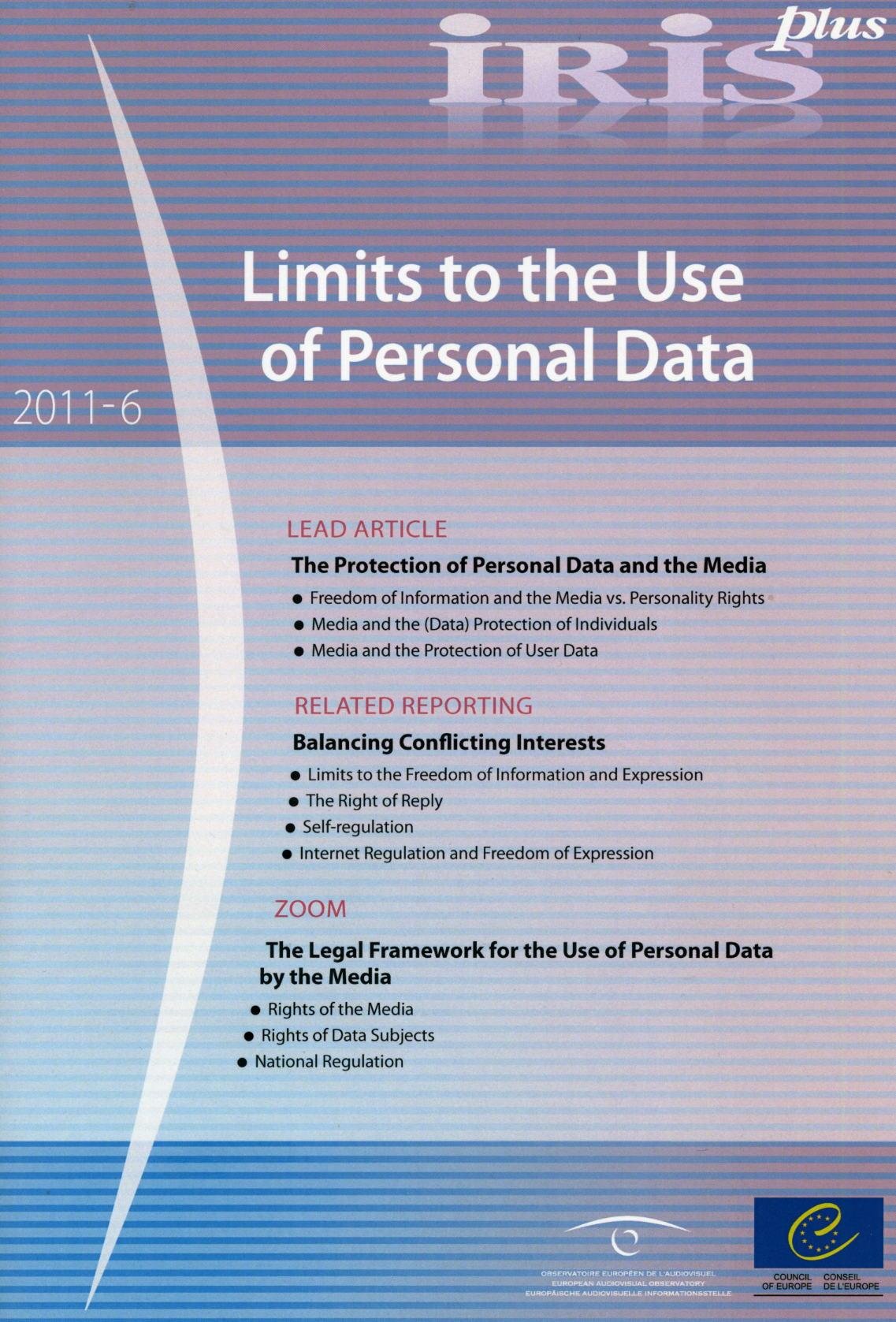 Iris Plus 2011-6 - Limits to the Use of Personal Data (09/01/2012) Media & Communication