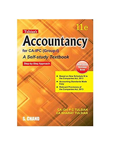 Tulsian's Accountancy for CA-IPC (Group-I) Business, Finance & Career