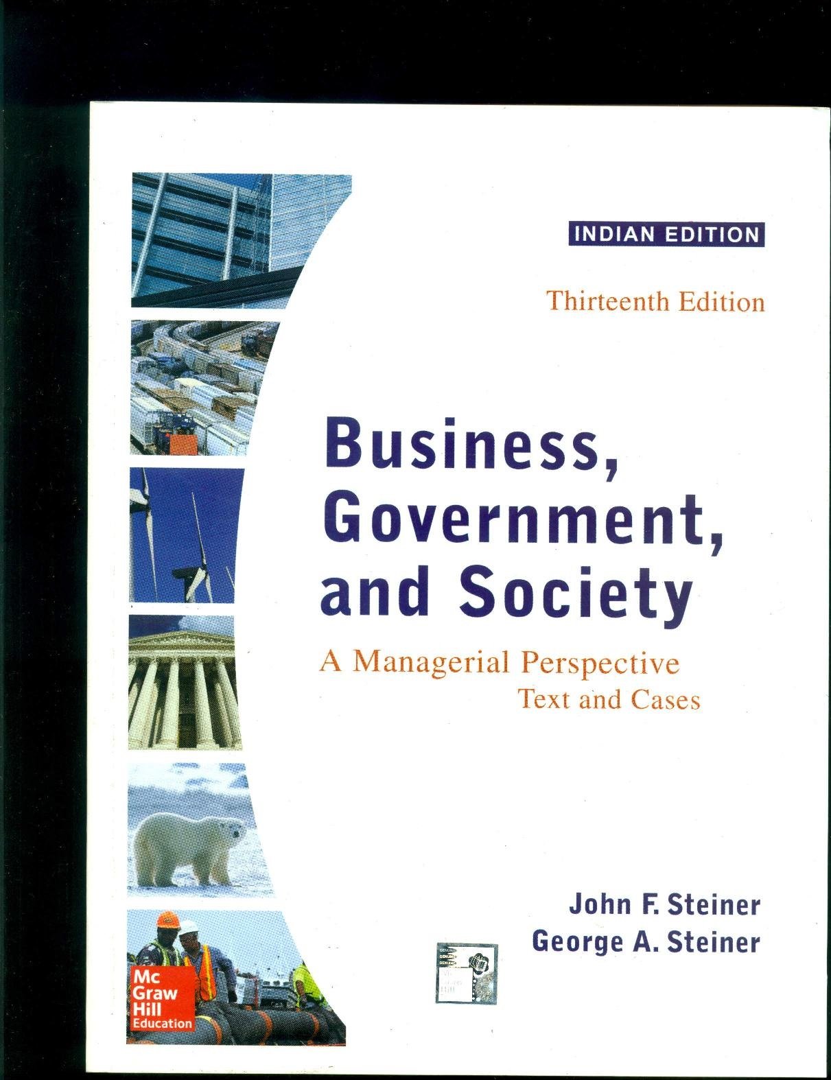 Business, Government, And Society: A Managerial Perspective, 13 Edition Books