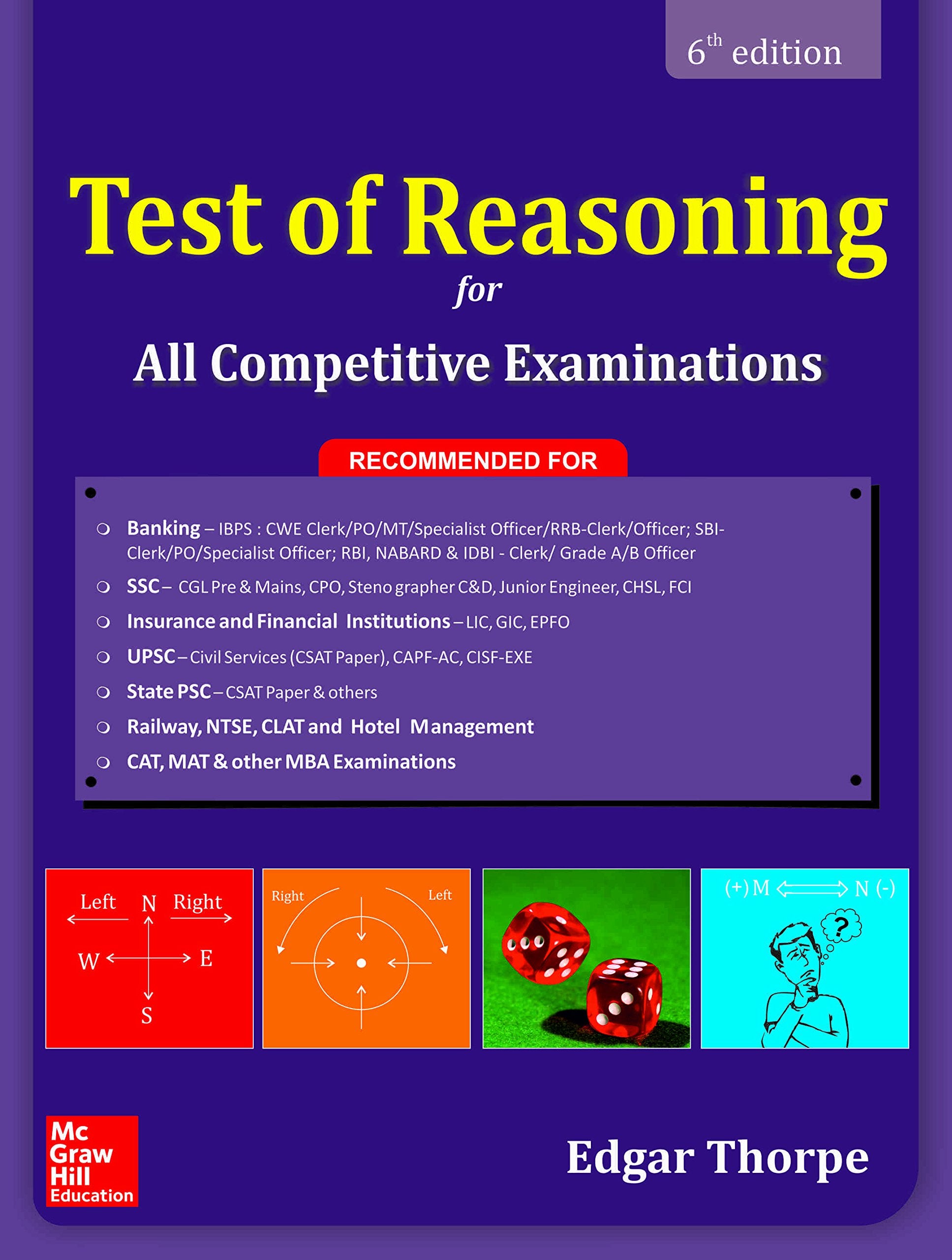 TEST OF REASONING FOR ALL COMPT.EXAM NA NA Books