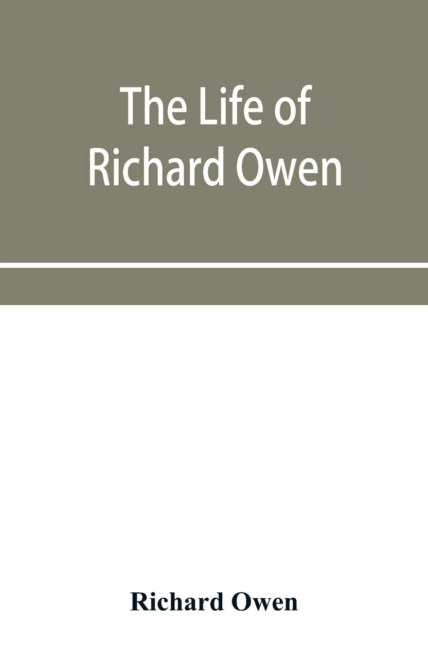 The life of Richard Owen Reference Books