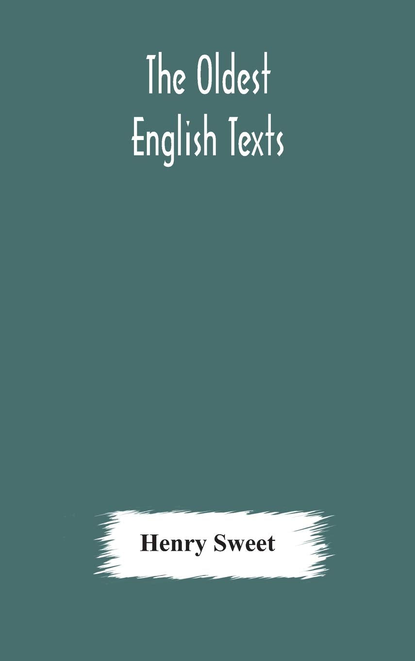 The Oldest English texts Foreign Languages ​​& Dictionaries