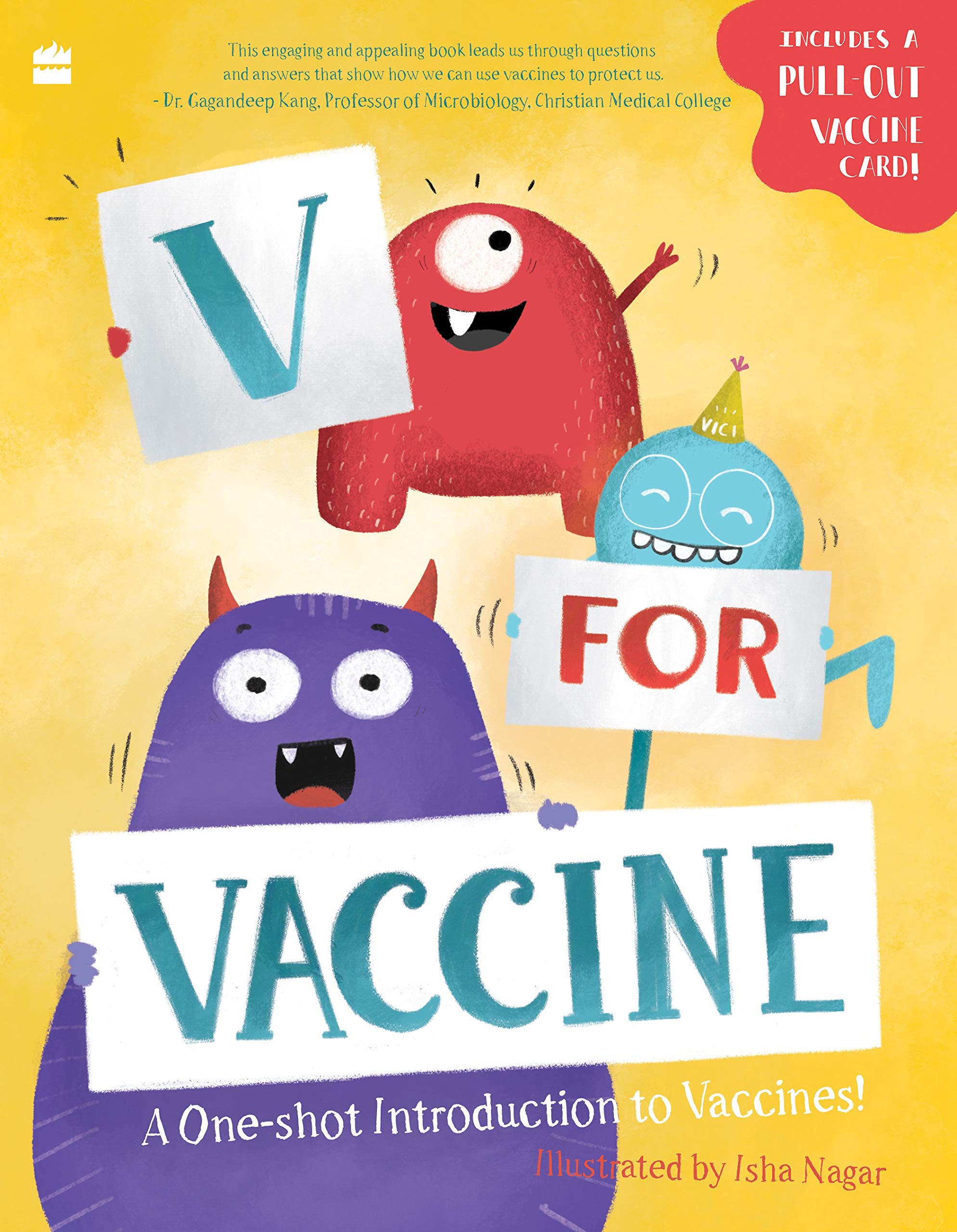 V for Vaccine: A One-shot Introduction to Vaccines! Children's books