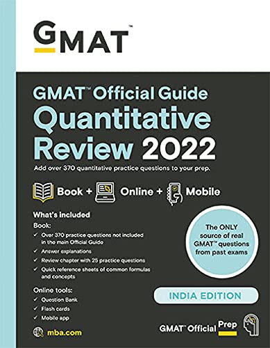 GMAT Official Guide Quantitative Review 2022: Book + Online Question Bank (Paperback – 2021) book