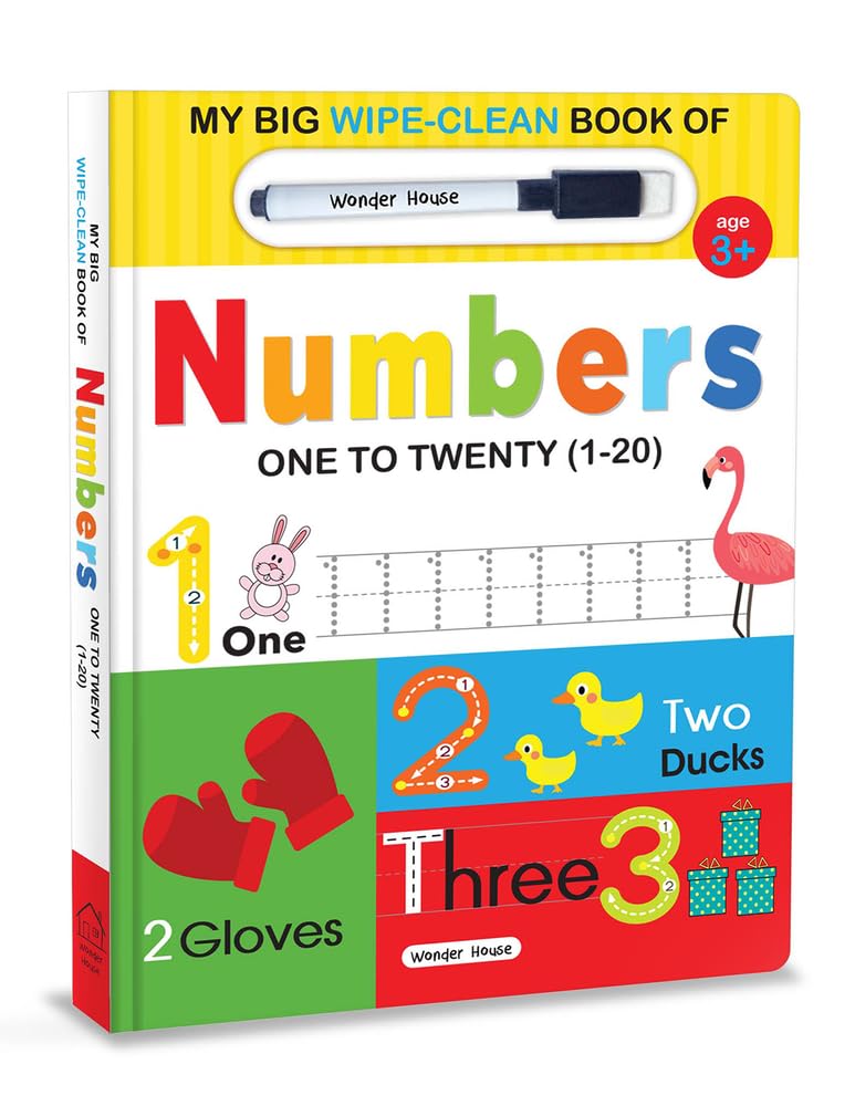 My Big Wipe and Clean Book of Numbers for Kids: 1 to 20 Novels & Short Stories