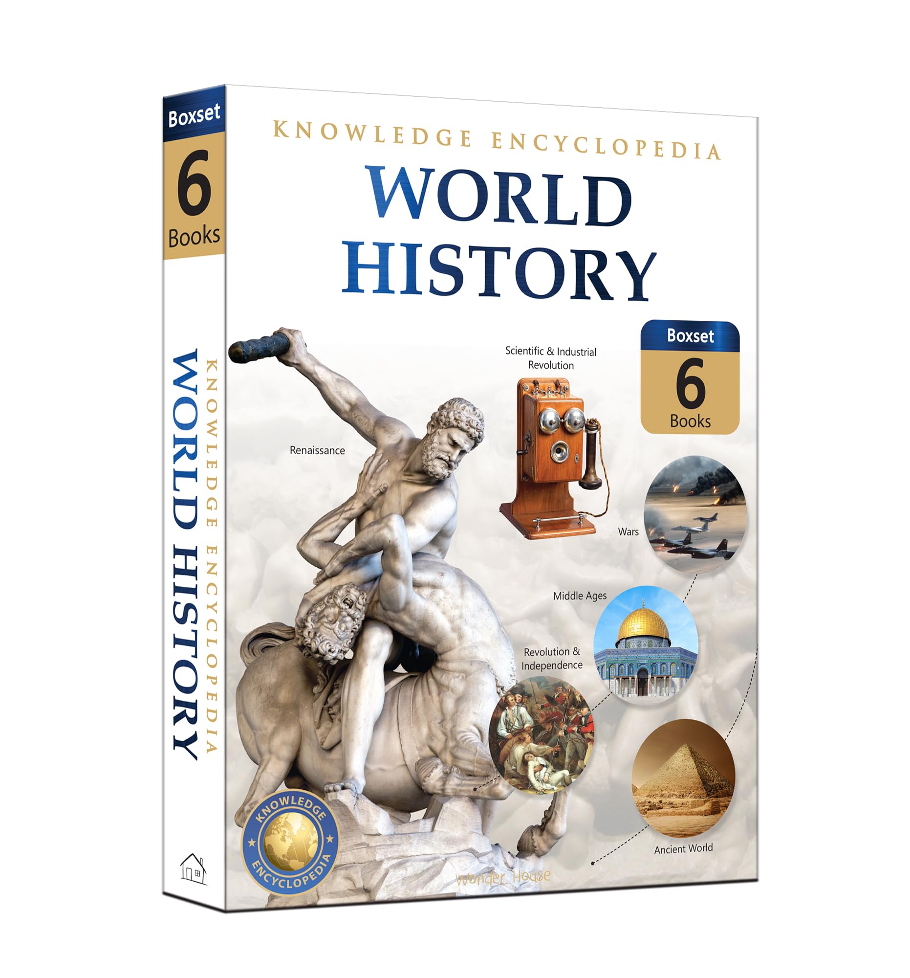 World History: Collection of Books (Knowledge Encyclopedia for Children) Reference Books