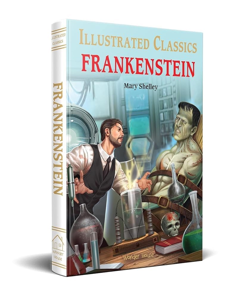 Frankenstein for Kids: English Novel With Review Questions (Illustrated Classics) Manga