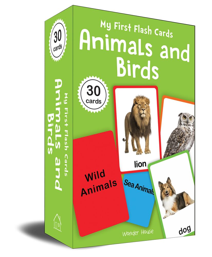 My First Flash Cards - Animals and Birds: 30 Early Learning Flash Cards for Kids Non-fiction