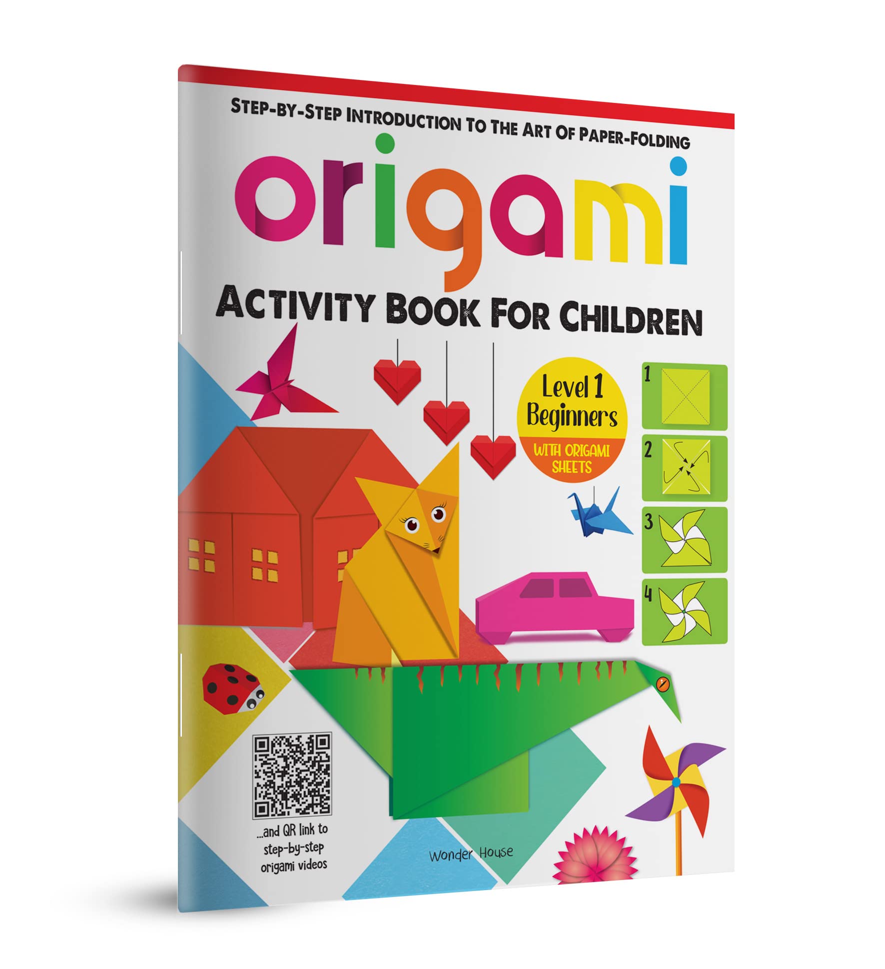 Origami - Step-by-step Introduction to the Art of Paper-folding: Level 1: Beginners Tiptoi & Games