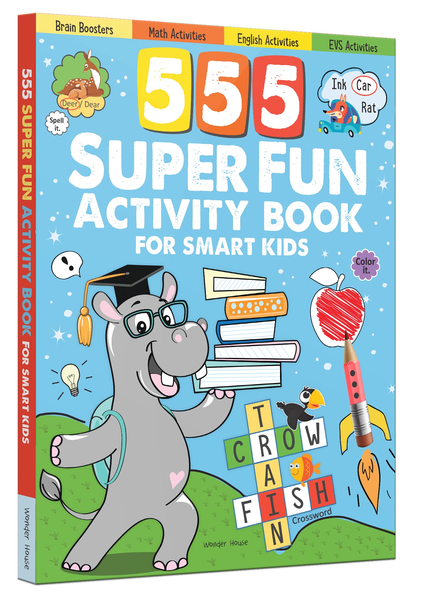 555 Super Fun Activity Book for Smart Kids Novels & Short Stories