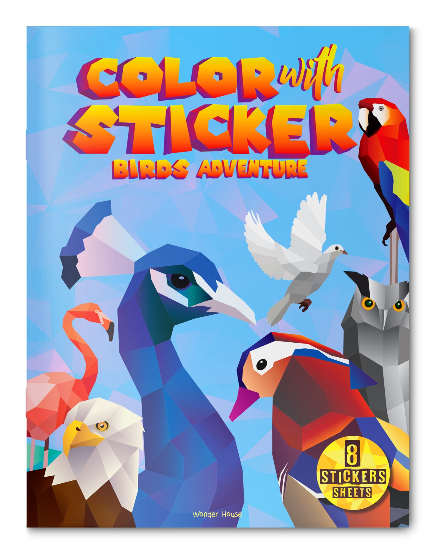 Birds Adventure: Birds Adventure (Color With Sticker) Leisure, Home & Garden