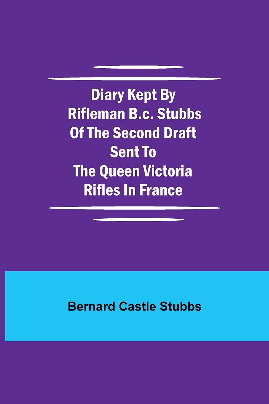 Diary Kept by Rifleman B.C. Stubbs of the Second Draft Sent to the Queen Victoria Rifles in France Memories